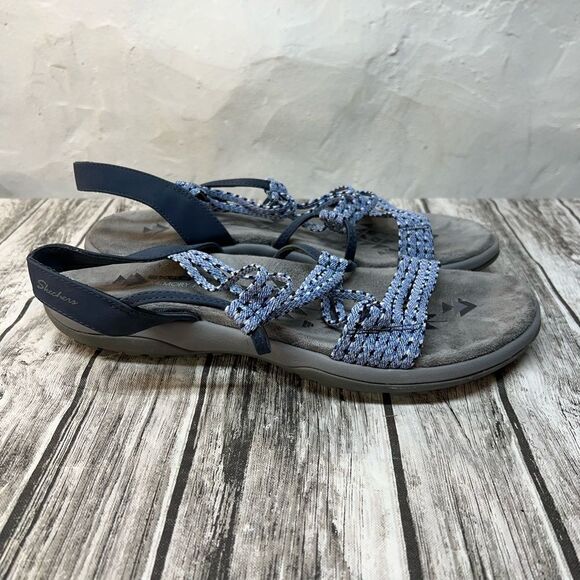 Skechers Reggae Slim Simply Stretch Strappy Sandals Womens 11 - Picture 6 of 7